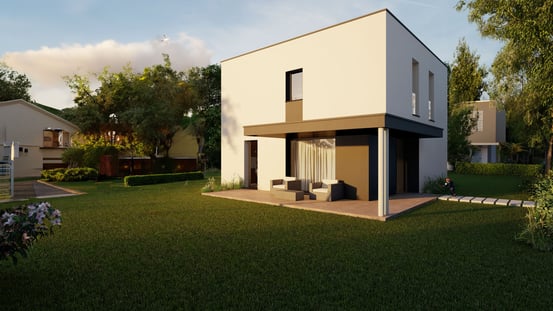 Casa singola con struttura in acciaio Y-UNO